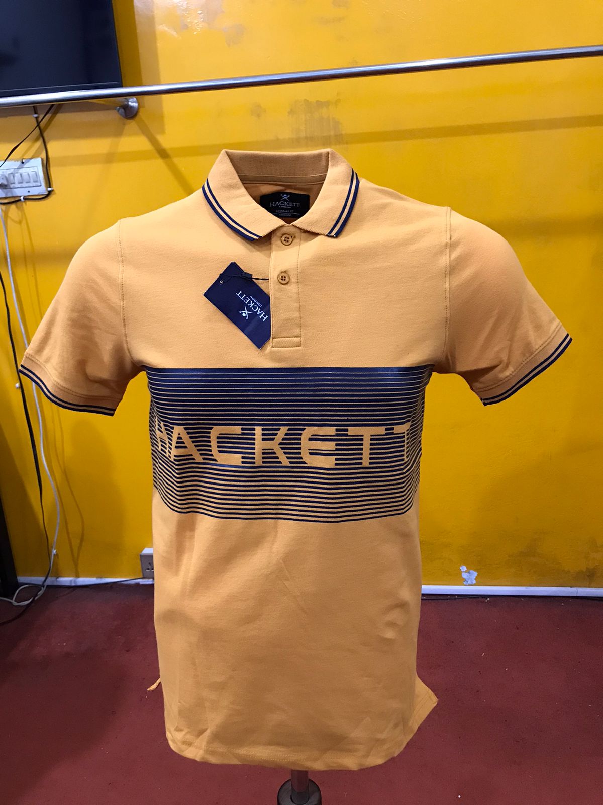 Luxury Soft Breathable Polo Gold - Image 2